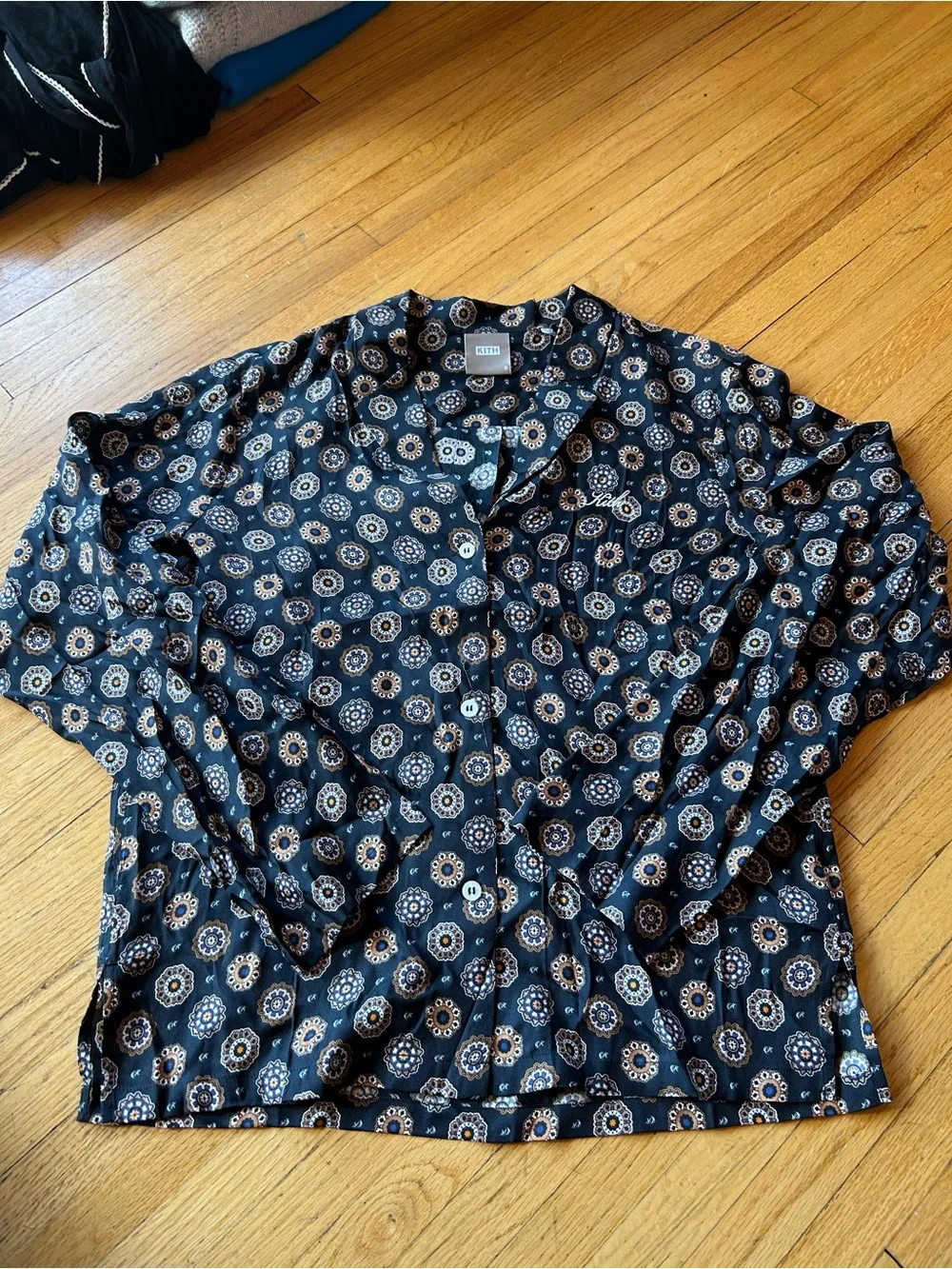 Kith Navy Printed medallion Two-Piece Lounge Set